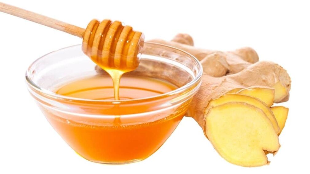 الزنجبيل مع العسل